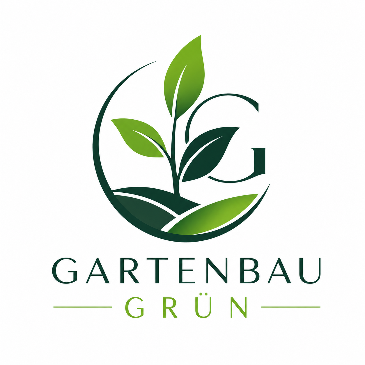 Logo-Beispiel Gartenbau Grün 11