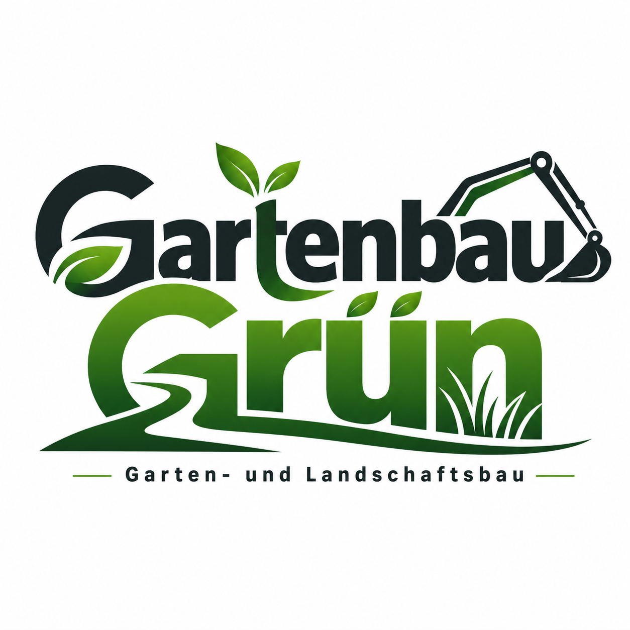 Logo-Beispiel Gartenbau Grün 3